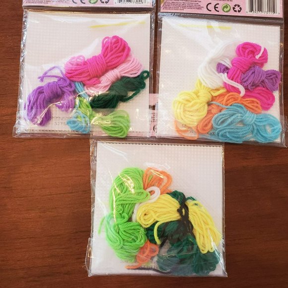 Cross Stitch Patterns, set of 3, Cross Stitch Kit, Kids Cross Stitch, Sewing Kit - Picture 5 of 7